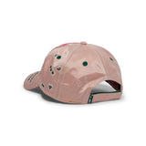 Shoma Mitani Kiss <3 6 Panel Hat, Pink Satin / Red Checker