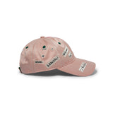 Shoma Mitani Kiss <3 6 Panel Hat, Pink Satin / Red Checker