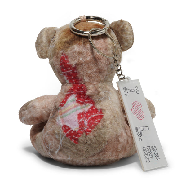 b.Eautiful Shoma Mitani Teddy Bear Keychain, Multi