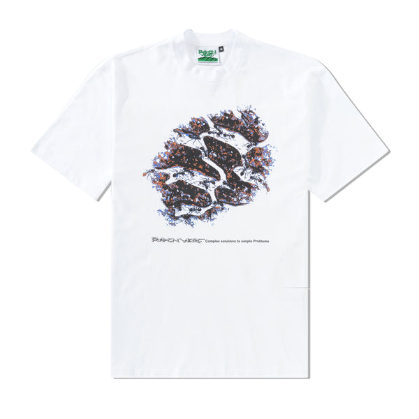 Rayon Vert Society Tee, Ghost White