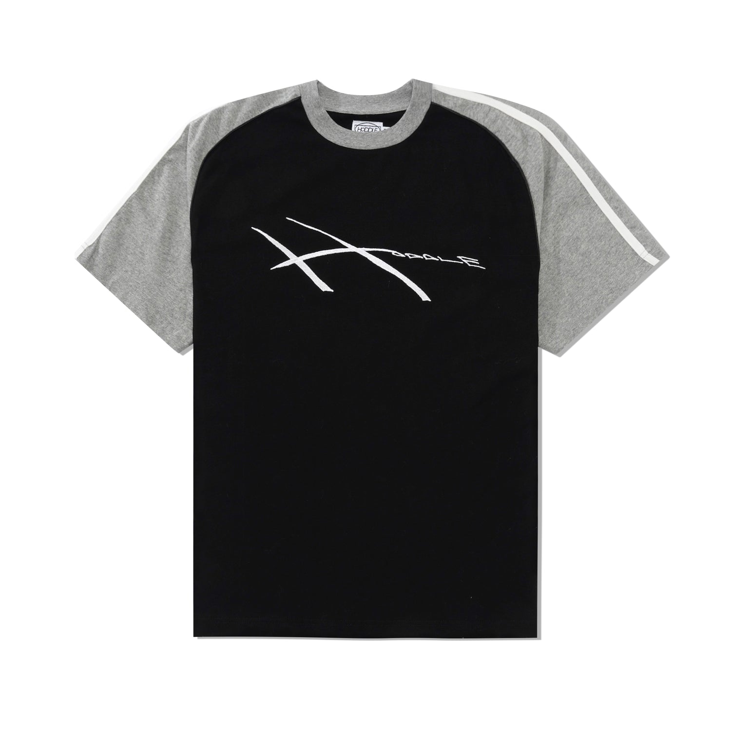 Hoddle Warped Jersey Tee, Black