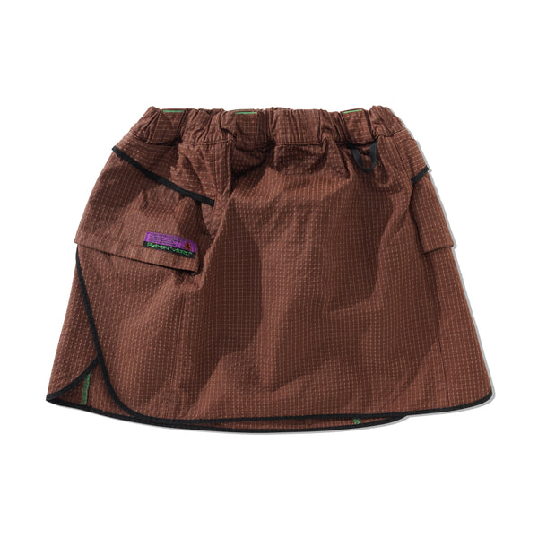 Rayon Vert Women's Track Skirt, Graveyard Brown