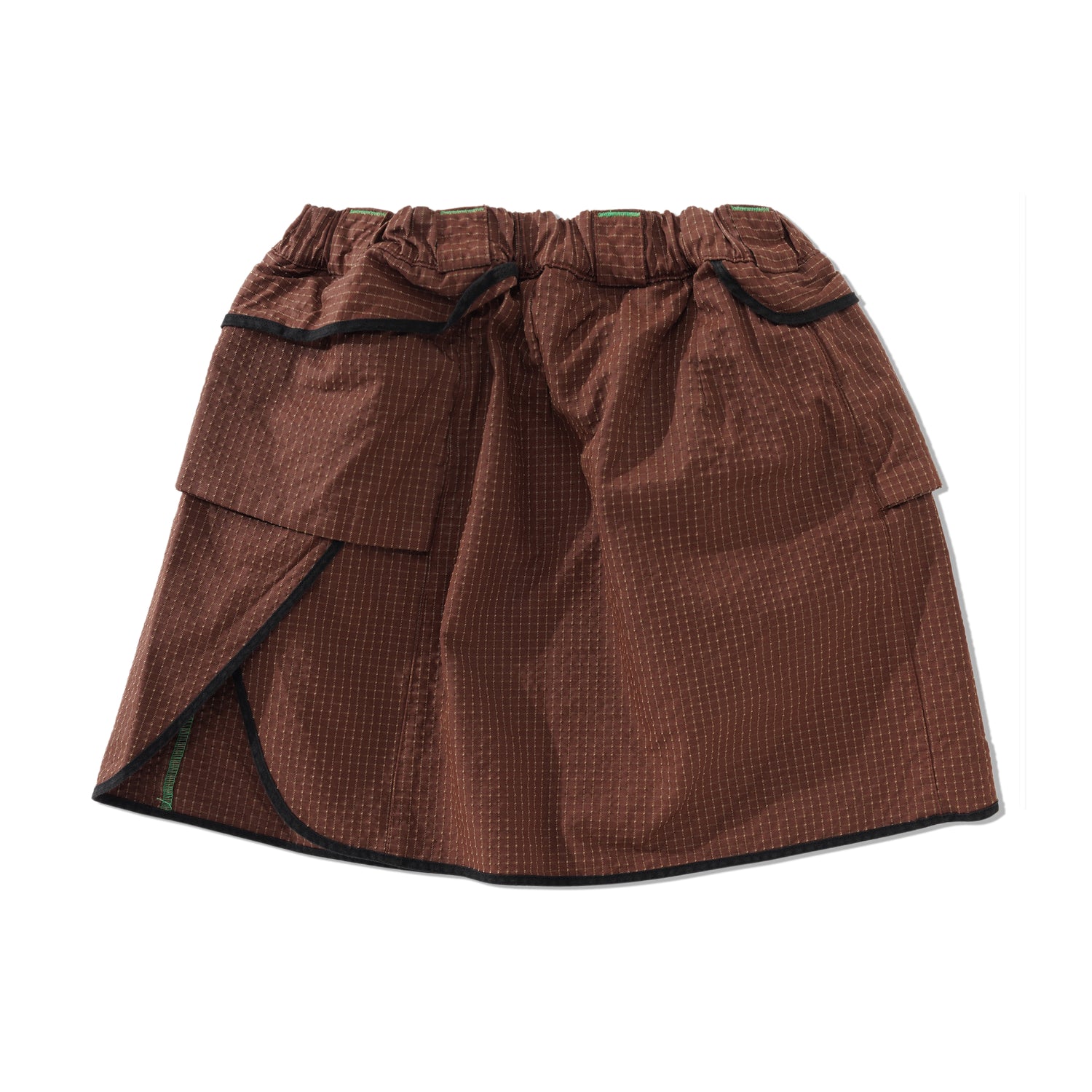 Women's Track Skirt, Graveyard Brown