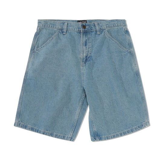 Workers Club Jean Shorts, Washed Light Indigo