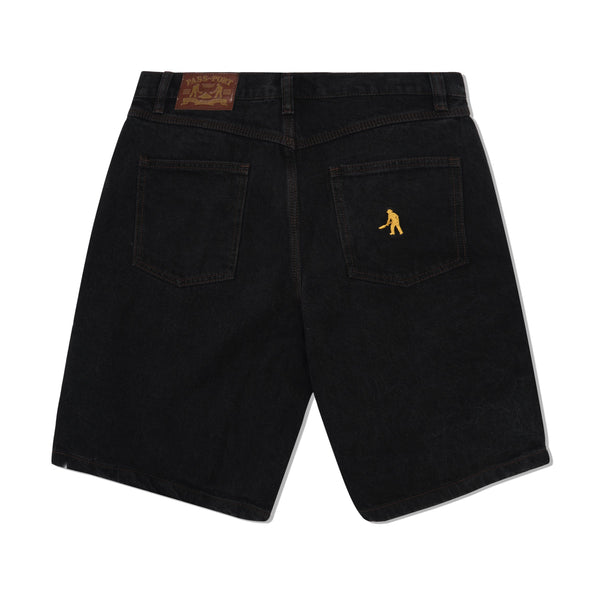 Pass~Port Workers Club Jean Short, Washed Black