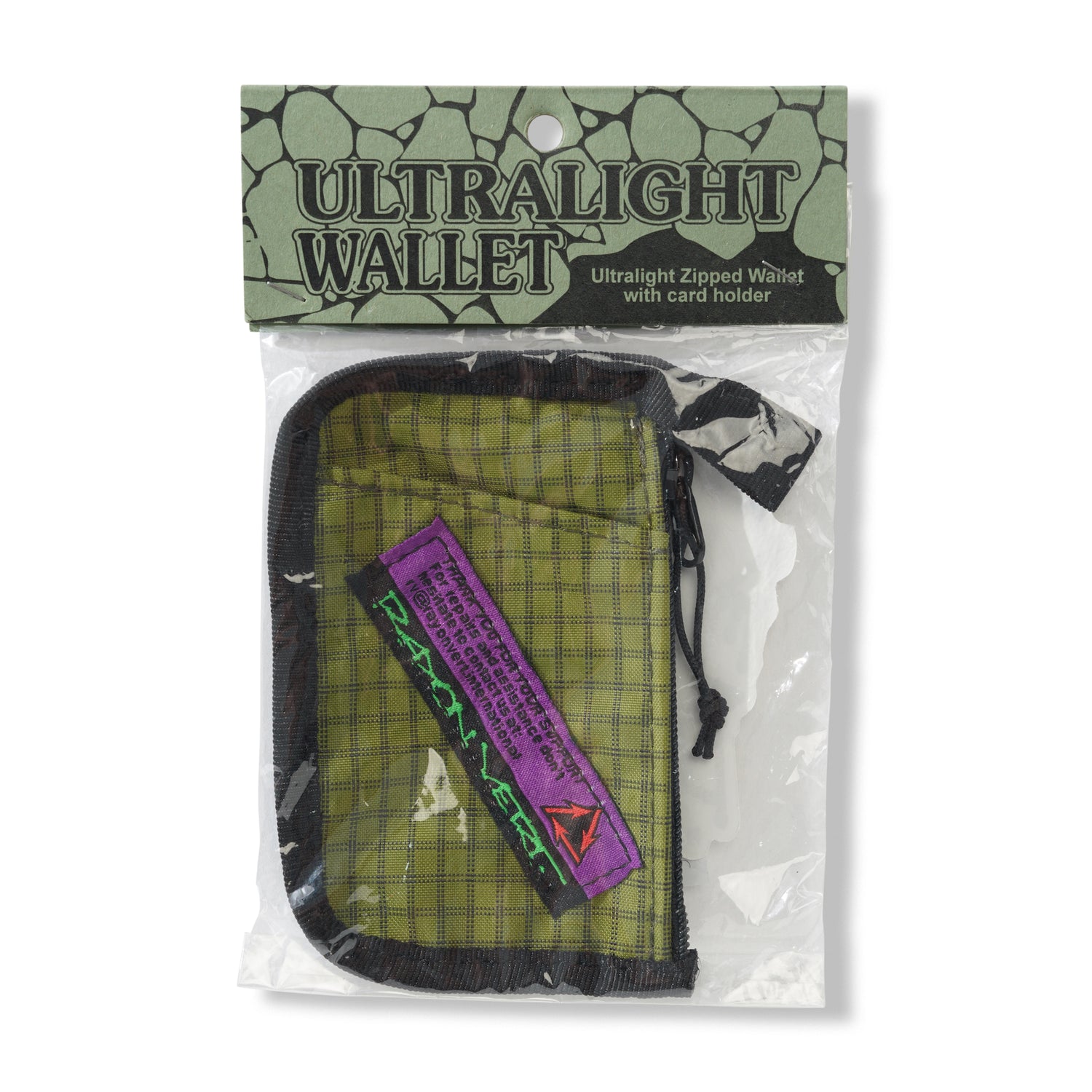 Ultralight Wallet, Avocado Ultragrid