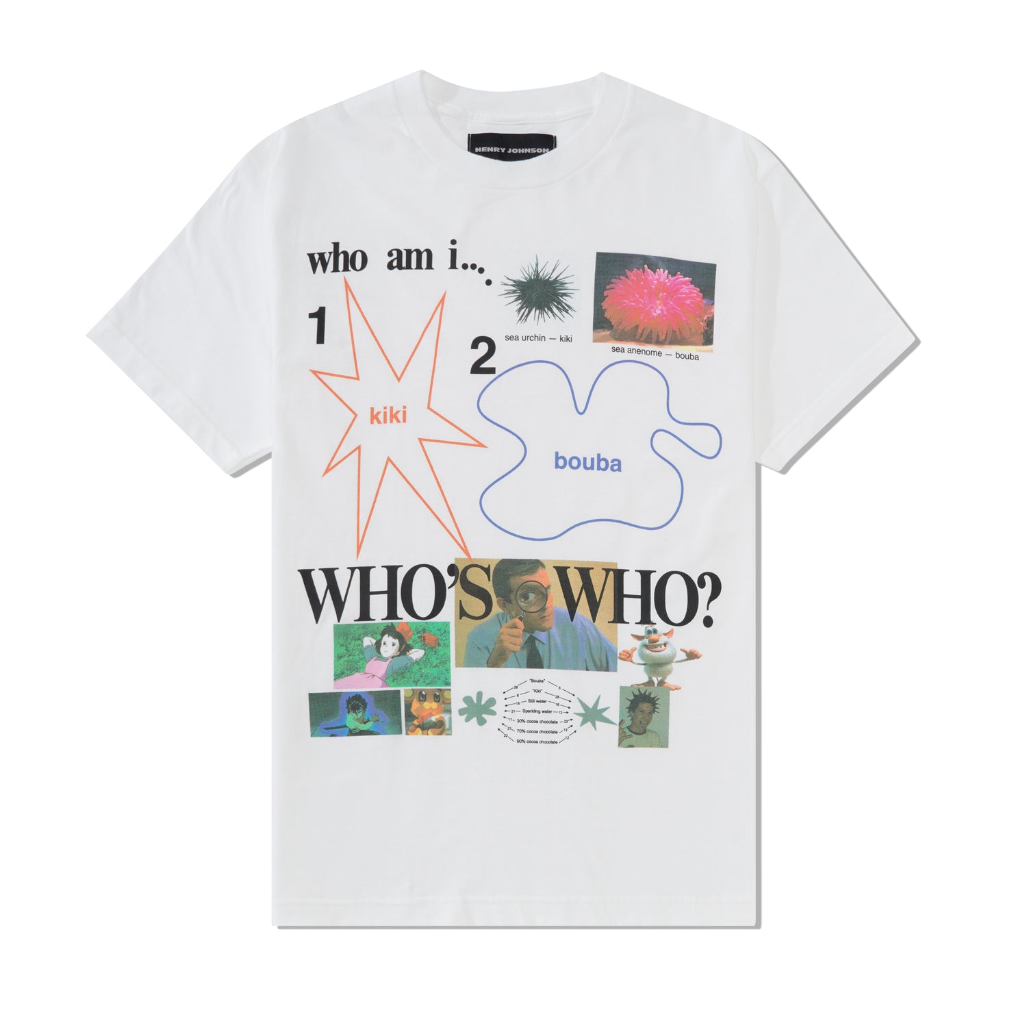 Kiki / Bouba Tee, White