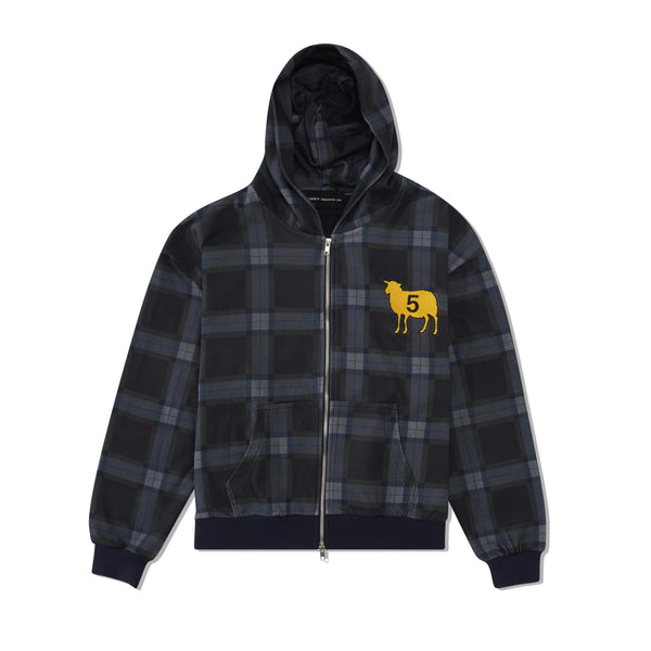 Henry Johnson Shepherd Plaid Pullover, Blue