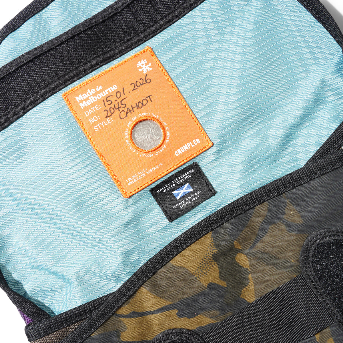 Cahoot Bag, Purple Camo