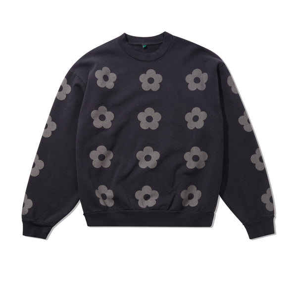 b.Eautiful Sakura Crewneck Sweatshirt, Dolphin Blue