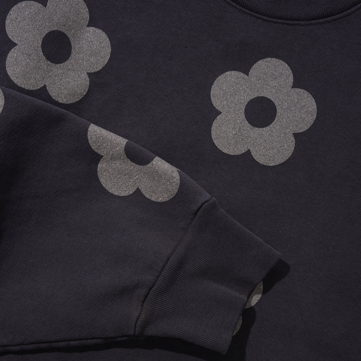 Sakura Crewneck Sweatshirt, Dolphin Blue