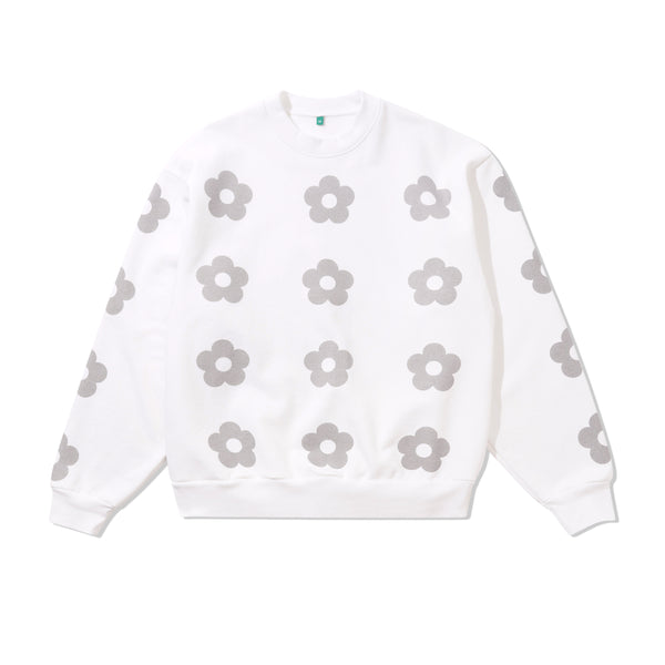 b.Eautiful Sakura Crewneck Sweatshirt, White
