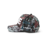 b.E Hat, Stone Blue Real Camo / White