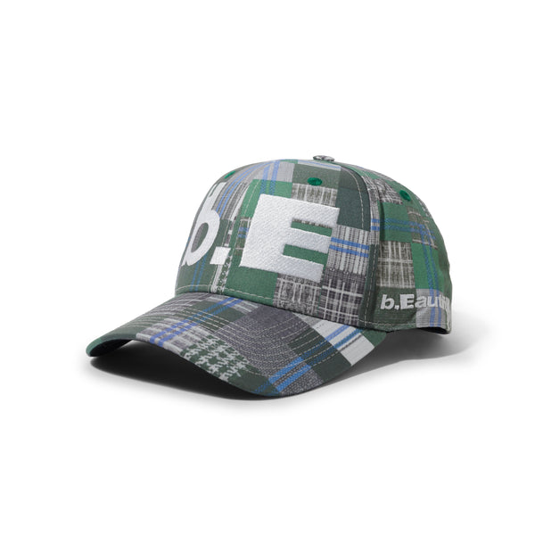 b.Eautiful b.E Hat, Green Mix Checker