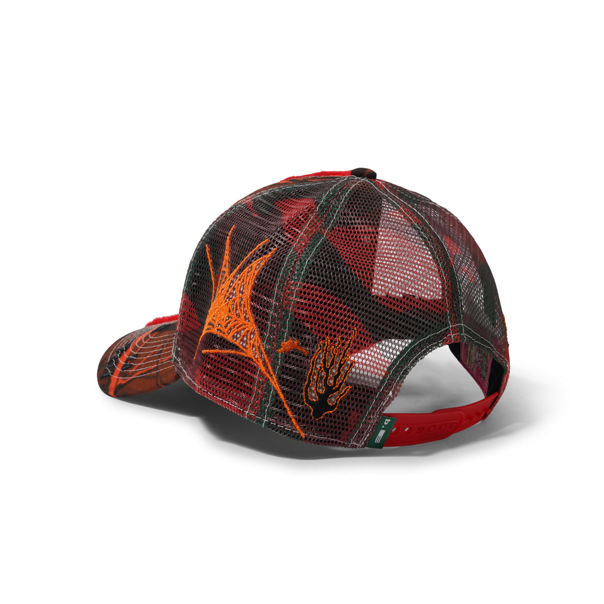 Biyu Hat, Red Plush / Fire Camo
