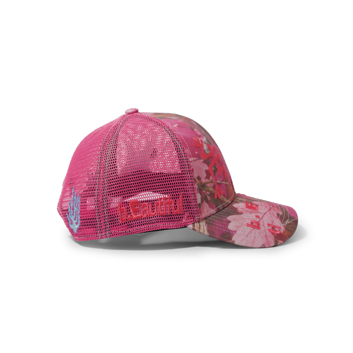 Biyu Hat, Pink Real Camo / Hot Pink