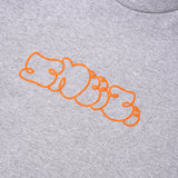 Sneeze Logo Tee, Grey