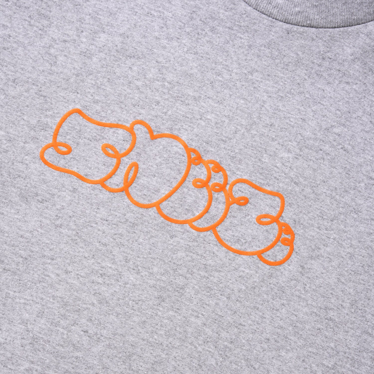 Sneeze Logo Tee, Grey