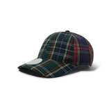 Empty Low Profile Hat, Green Plaid / Navy Plaid