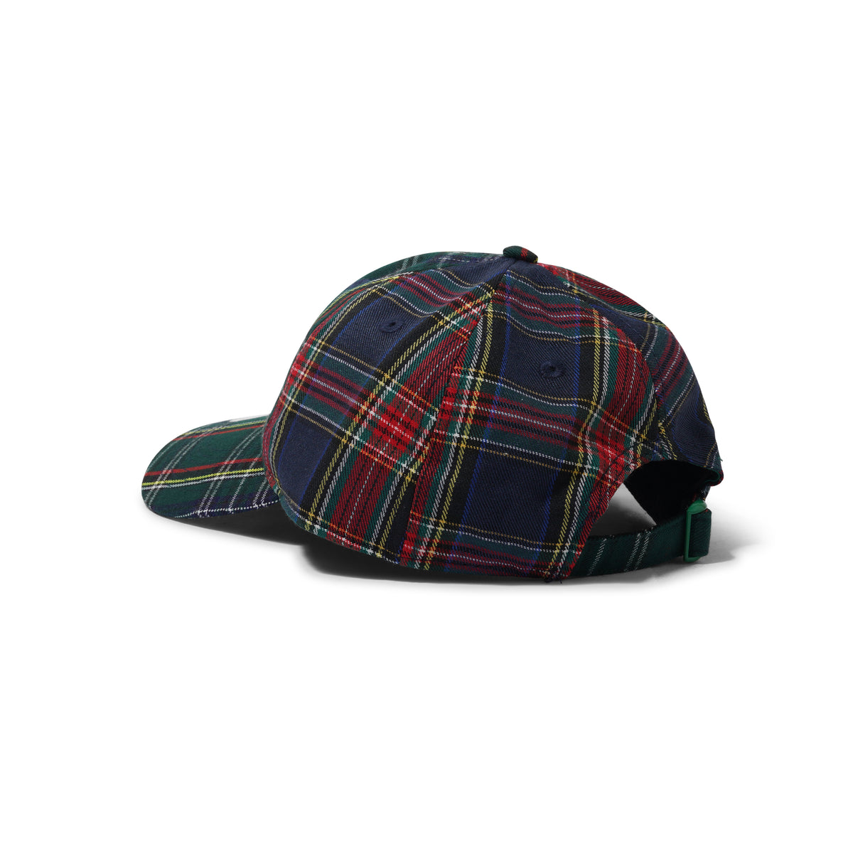 Empty Low Profile Hat, Green Plaid / Navy Plaid