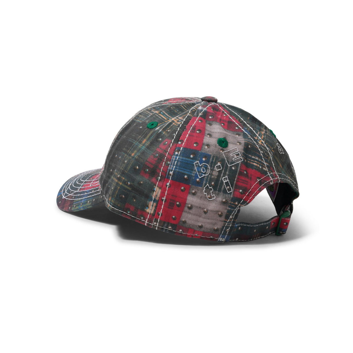 Vapor Low Profile Hat, Studded Plaid / White