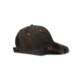 B-Turn Low Profile Hat, Brown Plaid