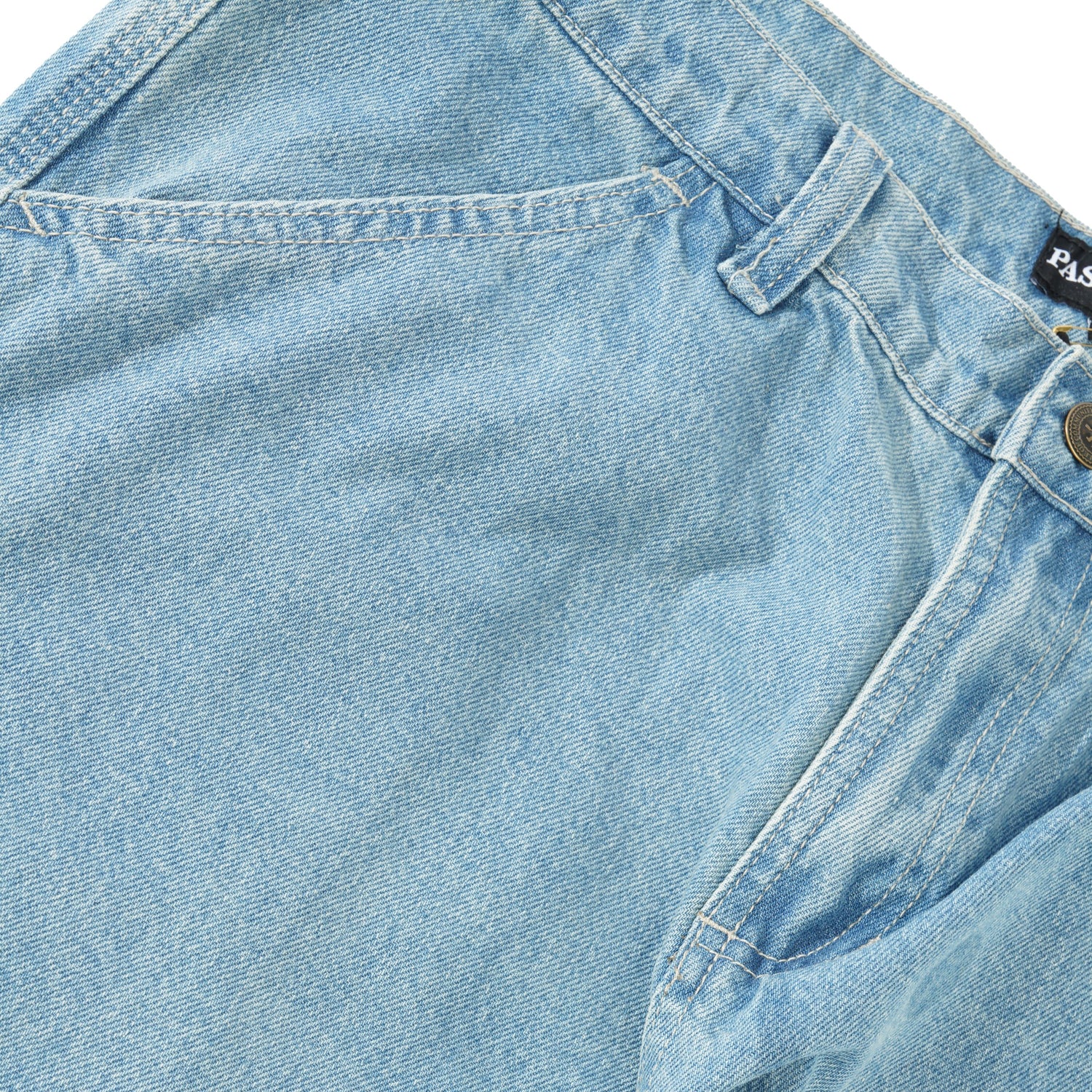 Workers Club Jeans, Washed Light Indigo