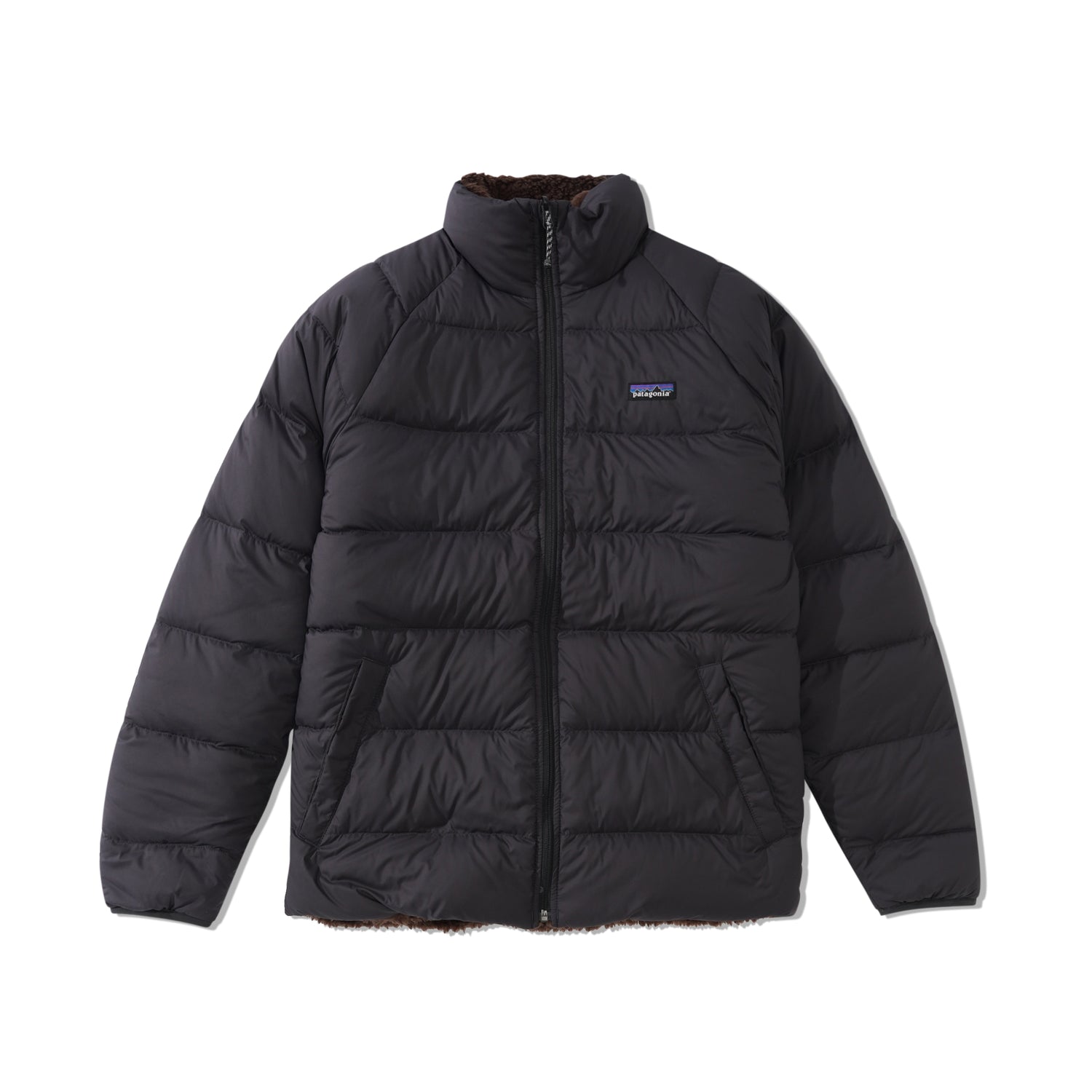 Reversible Silent Down Jacket, Ink Black