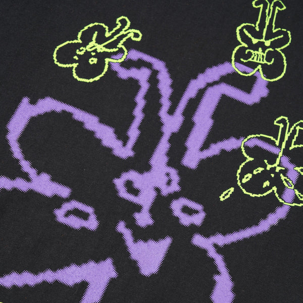 Slinky Butterfly Tee, Black