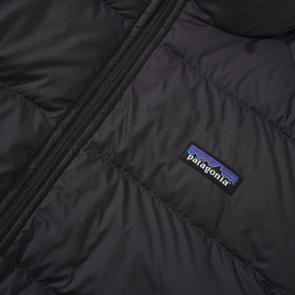 Reversible Silent Down Jacket, Ink Black