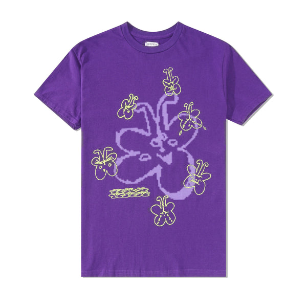 Slinky Butterfly Tee, Purple