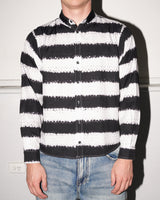 Rayon Knit Stripe Shirt, Multi