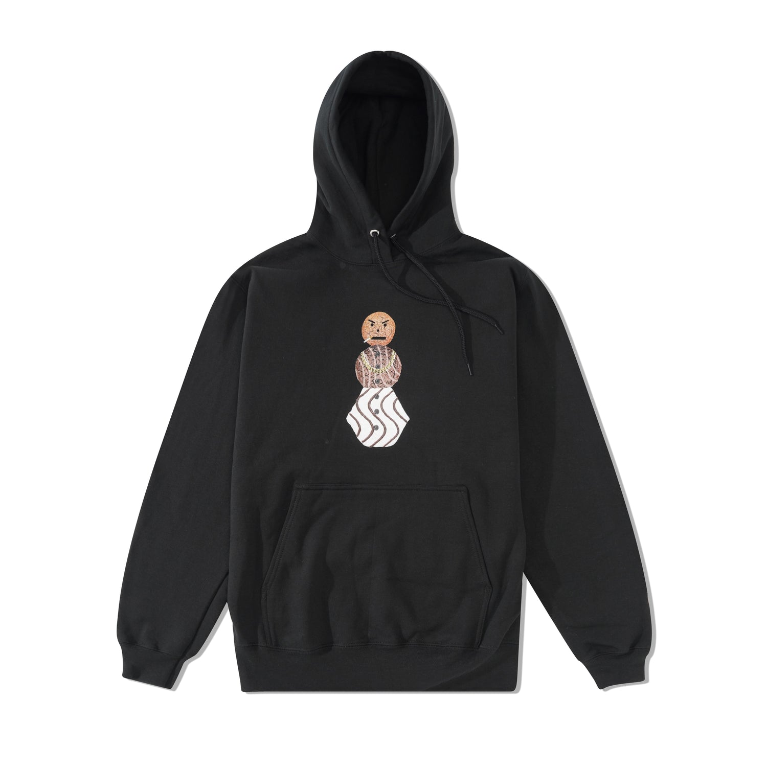 Snackman Pullover Hood, Black