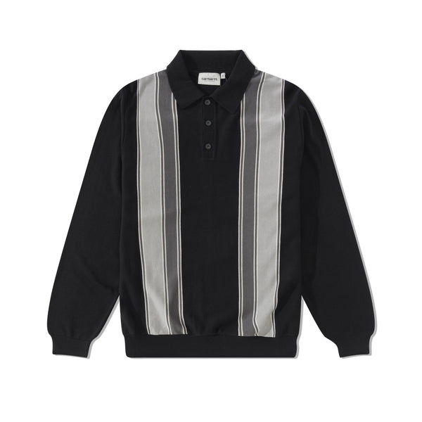 Carhartt WIP L/S Kendricks Polo, Black