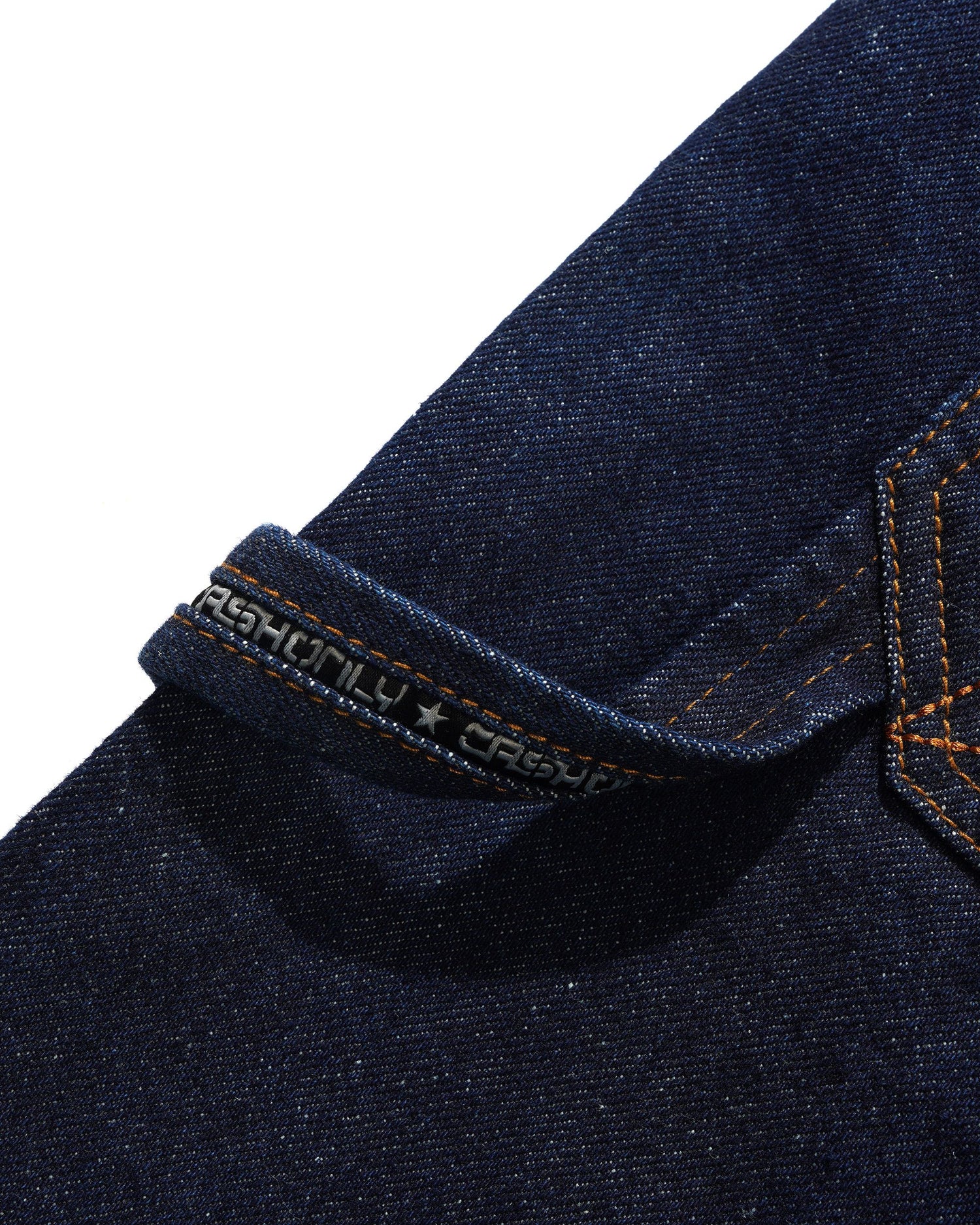 Point Denim Shorts, Raw Denim