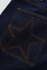 Point Denim Shorts, Raw Denim