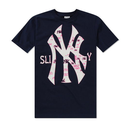 Yankees Bootleg Tee, Navy