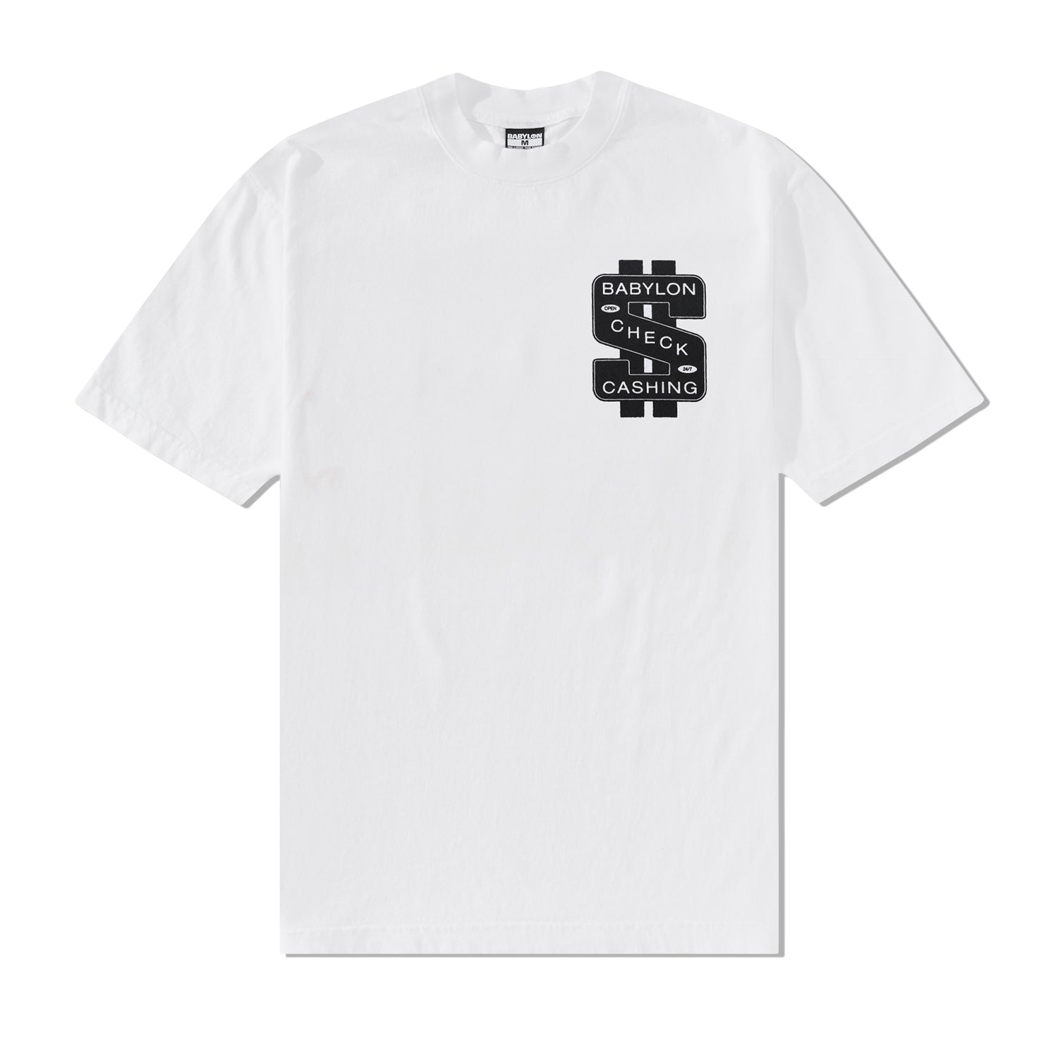 Check Cashing Tee, White