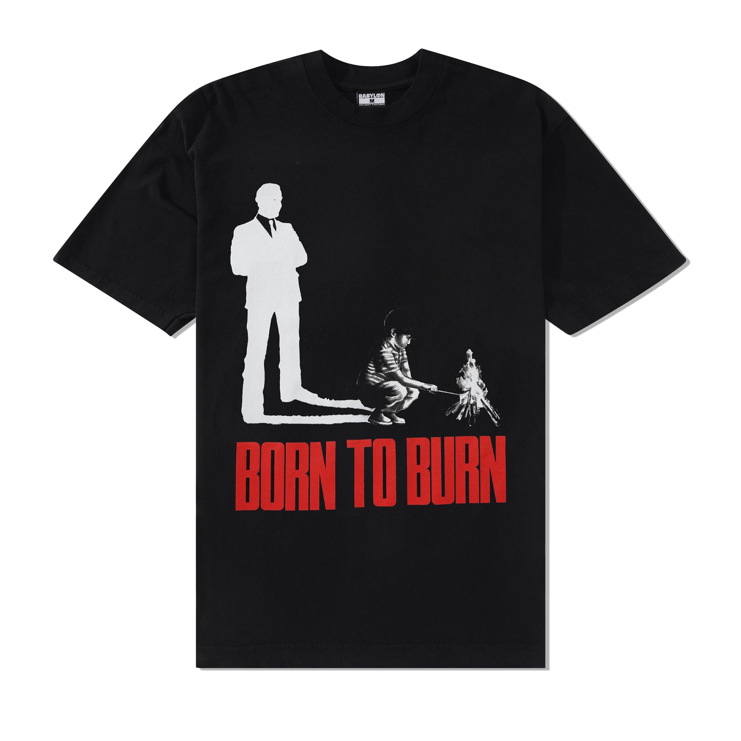 Born To Burn Tee, Black