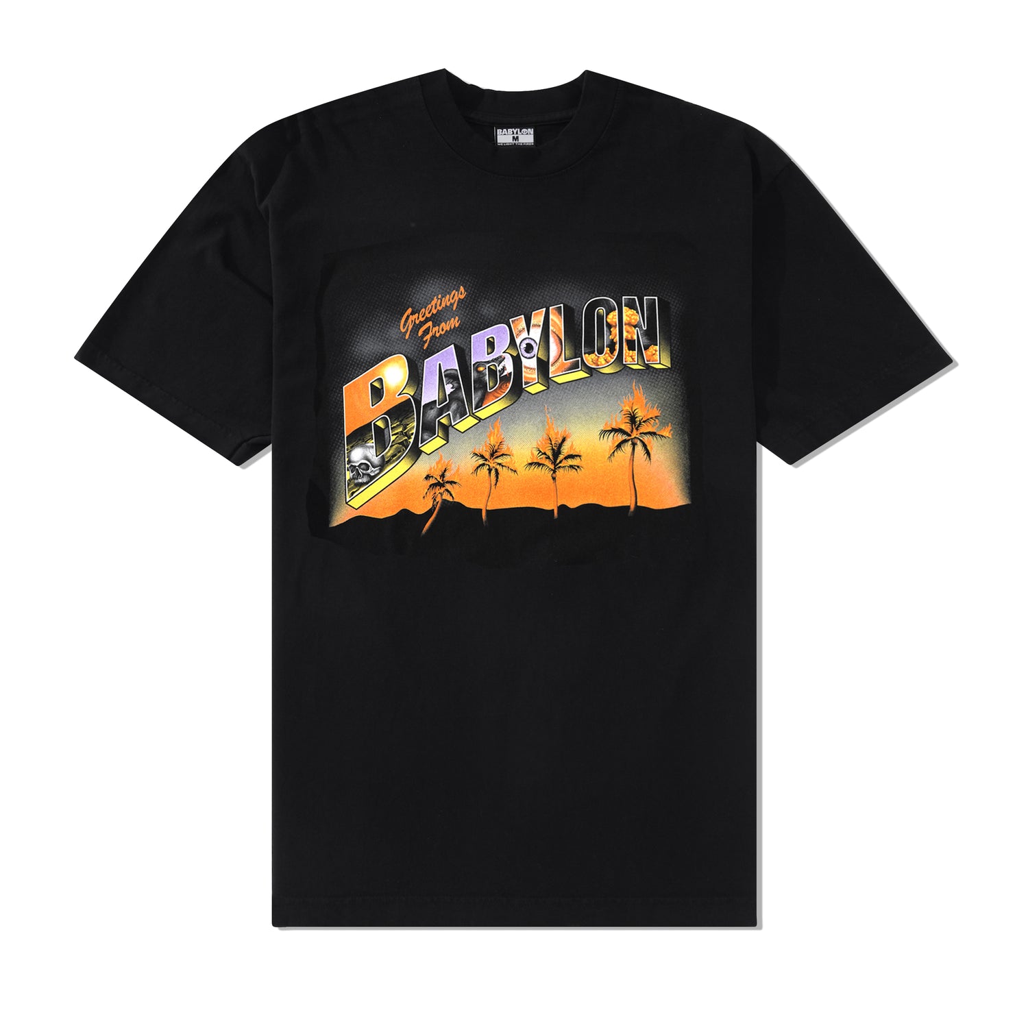 Greetings From Babylon Tee, Black