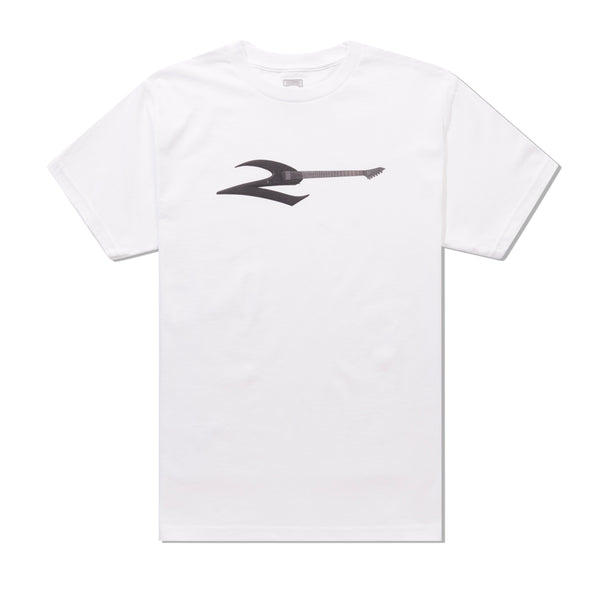 2 Riser Pads Guitar Tee, White