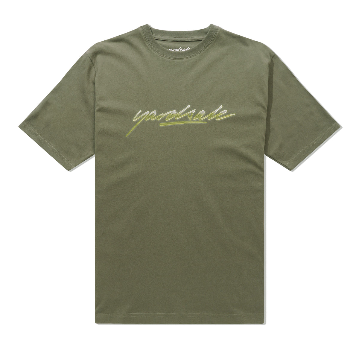 Washed Script Tee, Sand