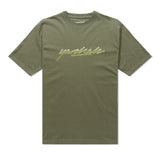 Washed Script Tee, Sand