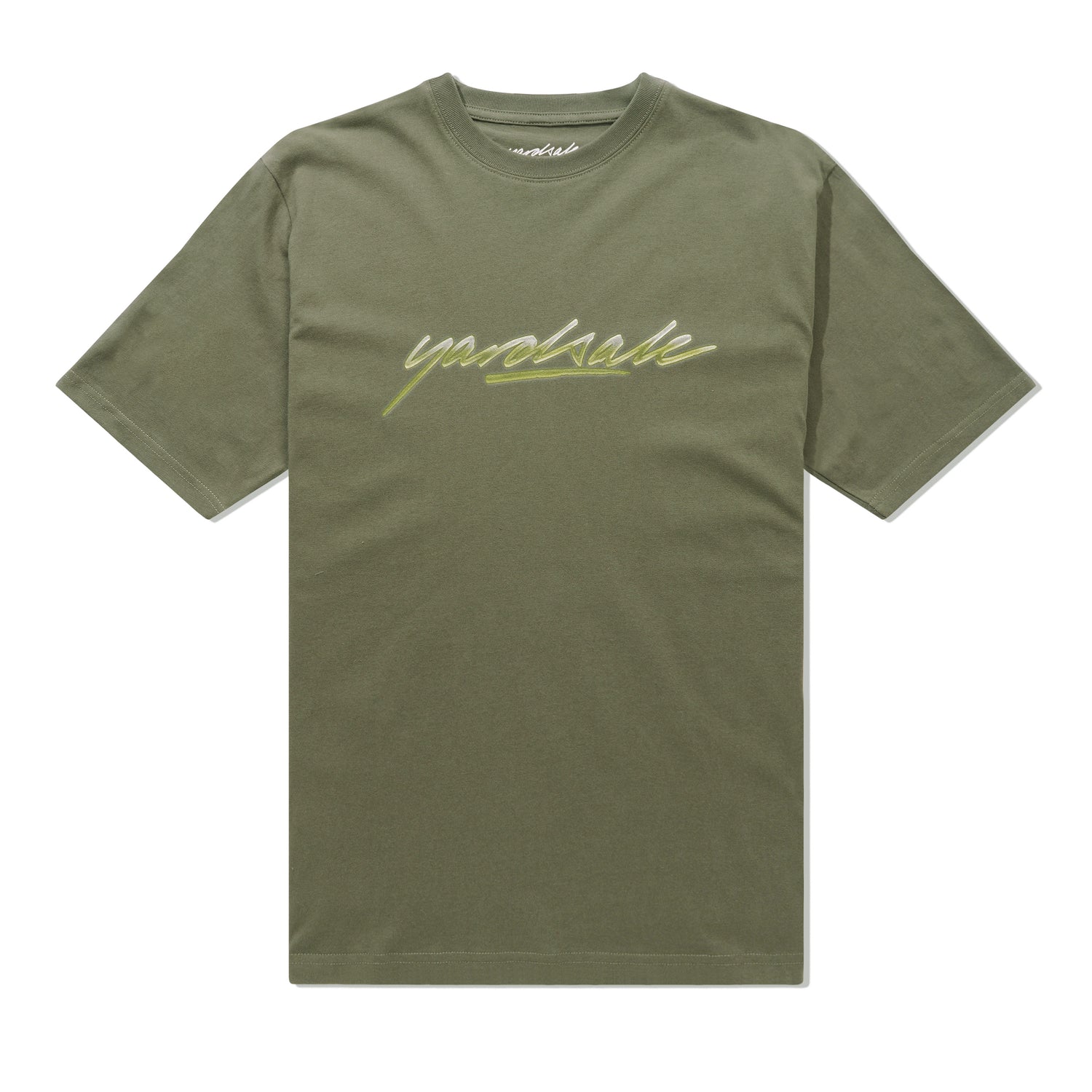 Washed Script Tee, Sand