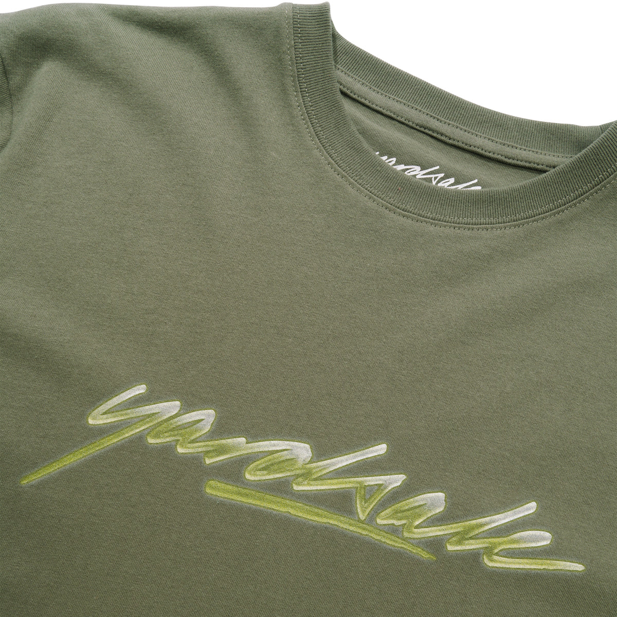 Washed Script Tee, Sand