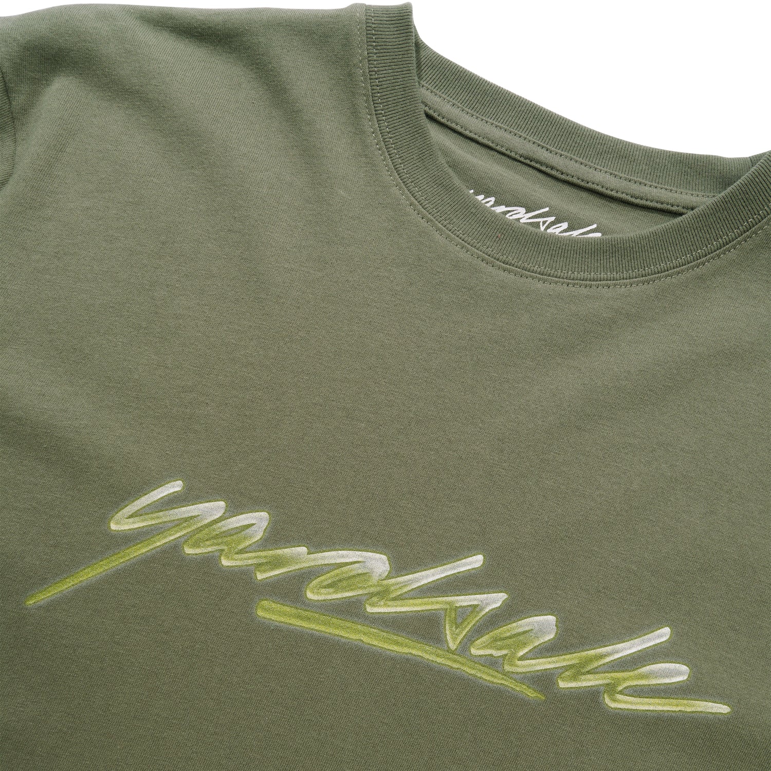 Washed Script Tee, Sand
