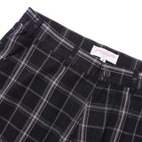 YS Plaid Cargos, Black