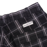 YS Plaid Cargos, Black