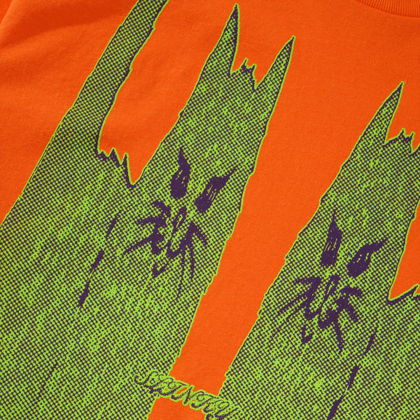 Slinky Cats Tee, Orange