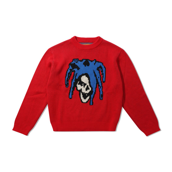 Carpet Company Jester Knit Sweater, Red